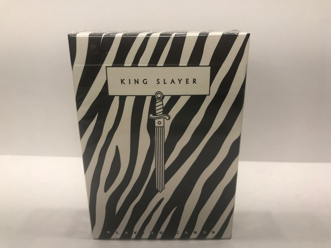 Kingslayer Zebra Edition Playing Cards