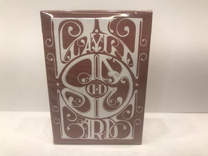 Red Smoke and Mirrors Playing Cards (Corner Ding)