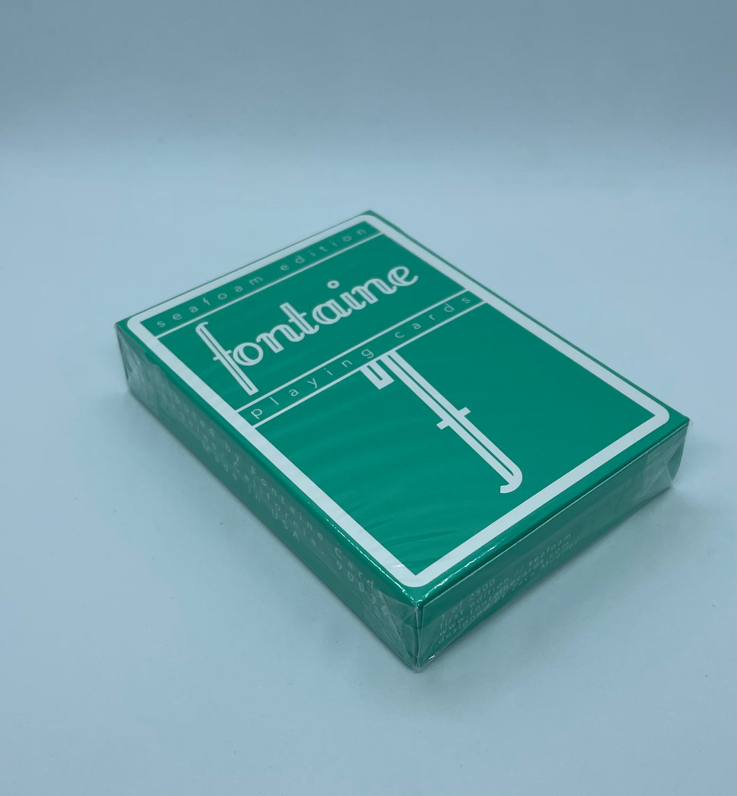 Fontaine Seafoam Playing Cards
