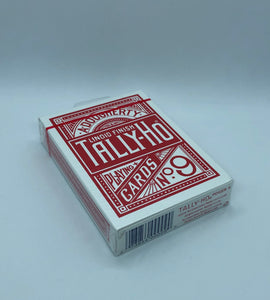 Red Tally Ho Circle Back Playing Cards